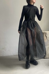 CECILIE BAHNSEN Camila Šaty Černá barva