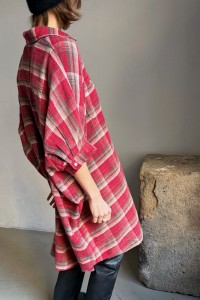 R13  oversized boxy shirtdress