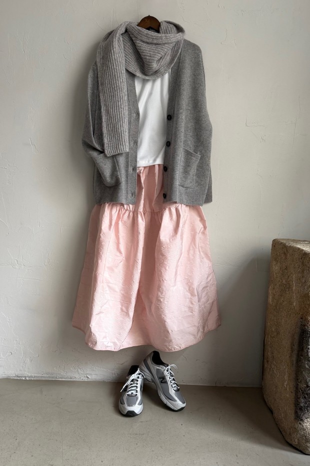 ANINE BING kašmírový kardigan s kapsami