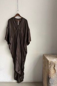 RICK OWENS Tommykite gown dress dark dust