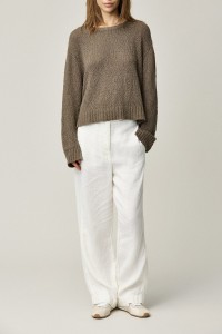 KRISTENSEN DU NORD knitted sweater in safari color