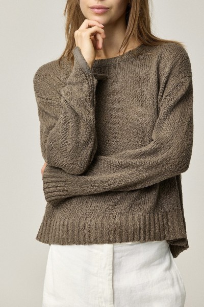 KRISTENSEN DU NORD knitted sweater in safari color