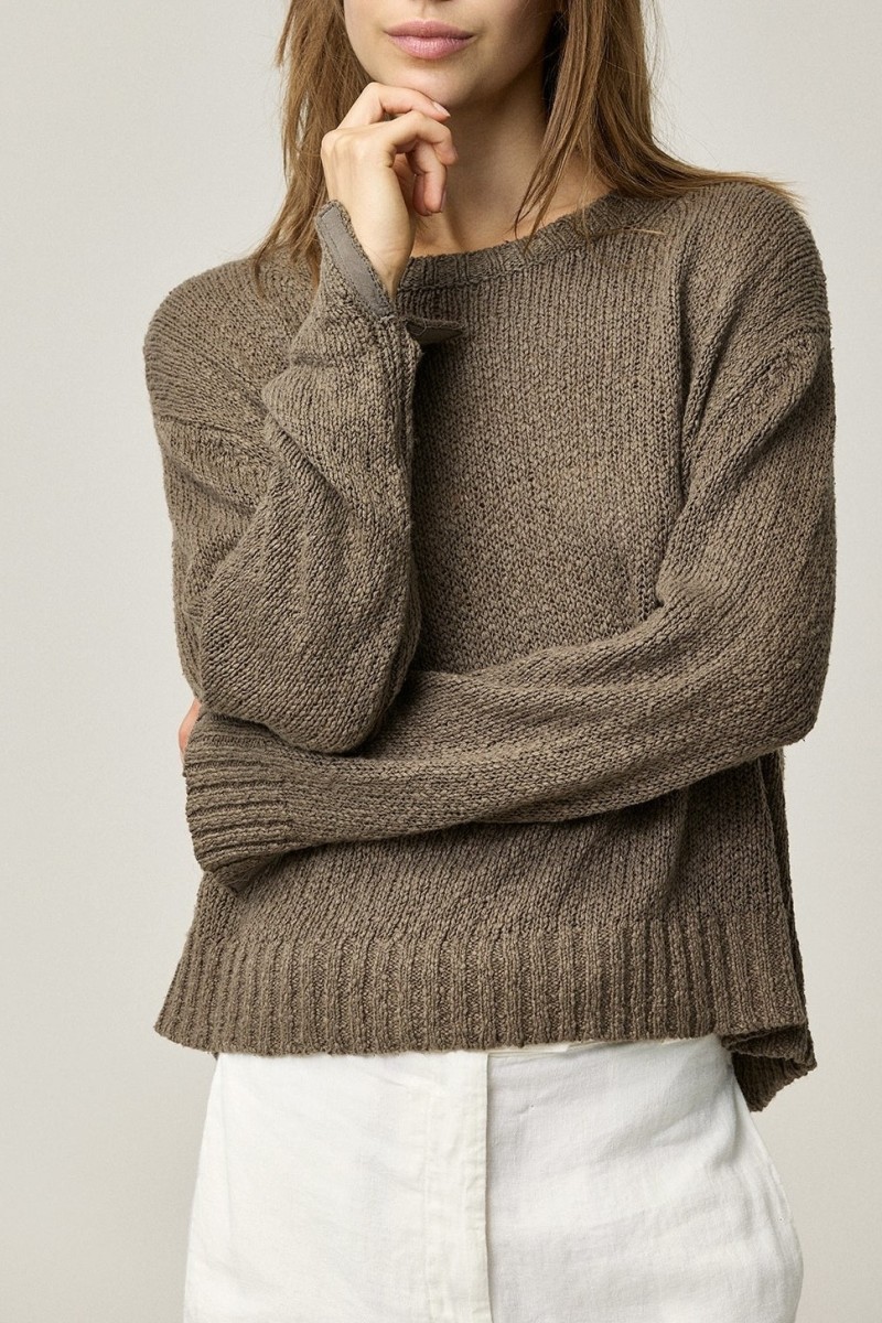 KRISTENSEN DU NORD knitted sweater in safari color