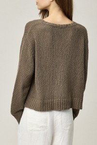 KRISTENSEN DU NORD knitted sweater in safari color
