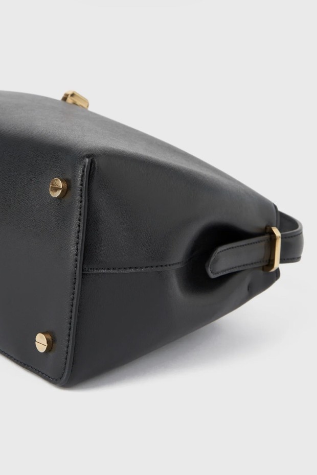 TOTEME T-lock kožená kabelka