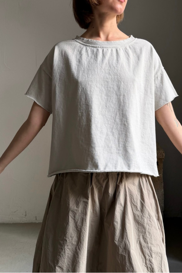 ALBUM DI FAMIGLIA Heavy cotton oversize short tee