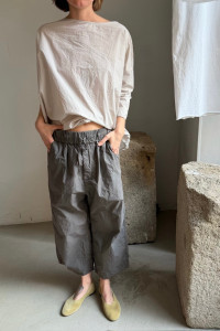 ALBUM DI FAMIGLIA White poplin top