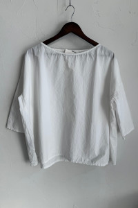 ALBUM DI FAMIGLIA White poplin top