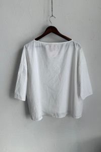 ALBUM DI FAMIGLIA White poplin top