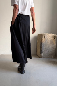 YOHJI YAMAMOTO culottes with suspenders