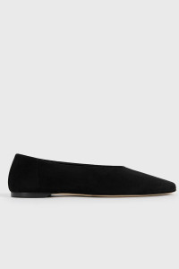 TOTEME Slip suede ballerinas cashew
