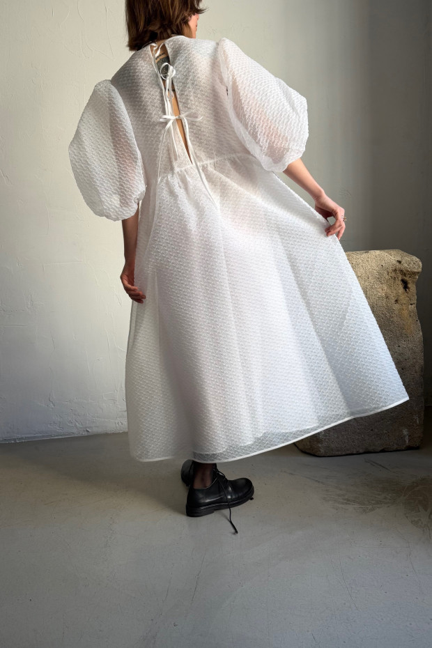 CECILIE BAHNSEN Darmen šaty v bílé barvě