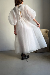 CECILIE BAHNSEN Darmen šaty v bílé barvě