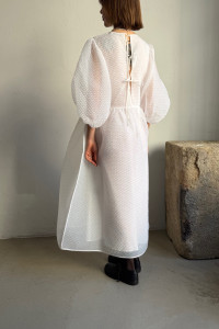 CECILIE BAHNSEN Darmen šaty v bílé barvě