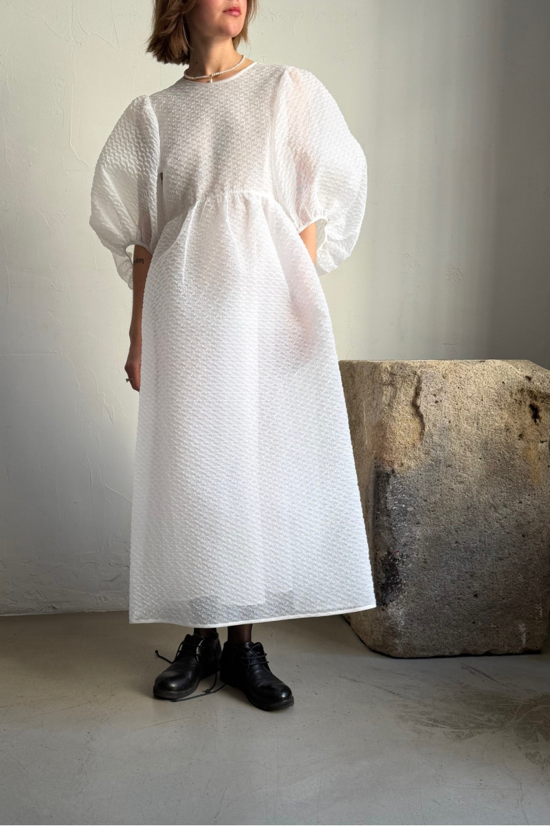 CECILIE BAHNSEN Darmen šaty v bílé barvě