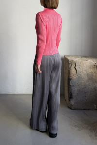 ISSEY MIYAKE PLEATS PLEASE růžový top