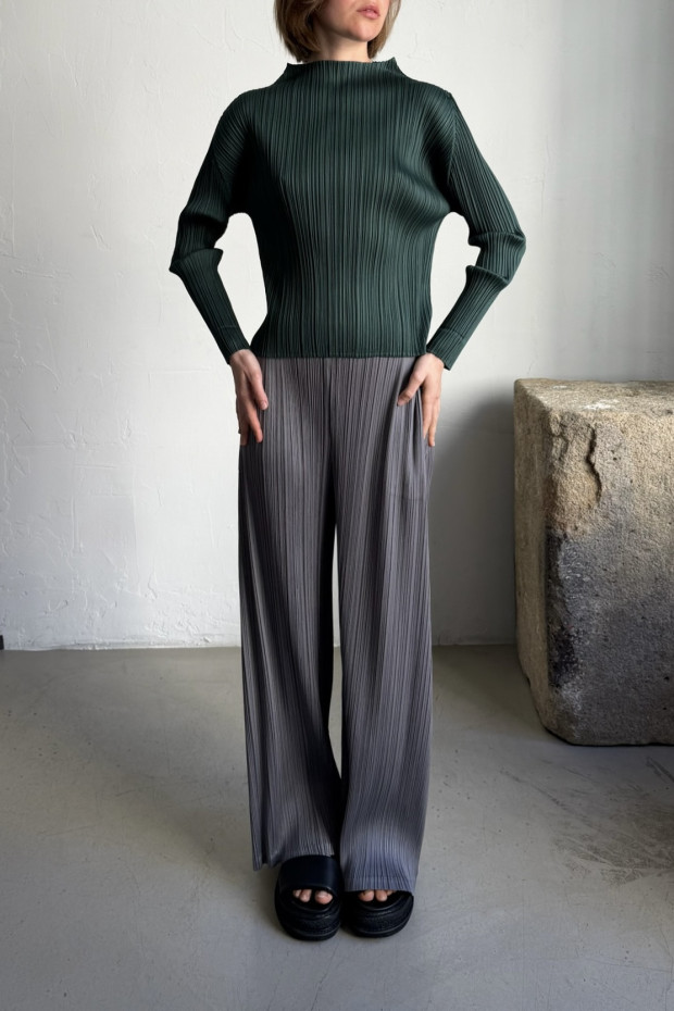 ISSEY MIYAKE PLEATS PLEASE LS top in pink