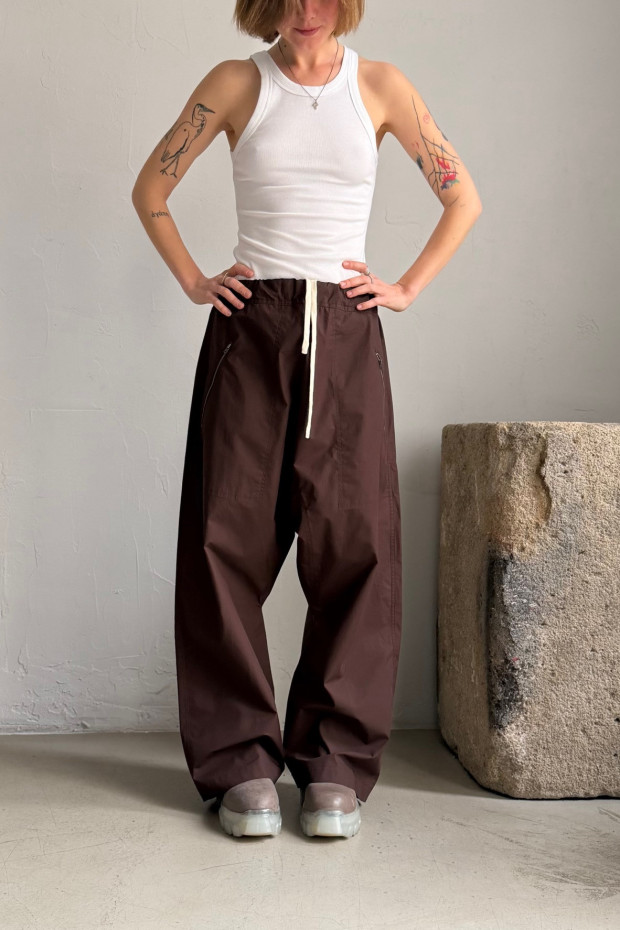 SOFIE D´HOORE Pack pants with low crotch in brown