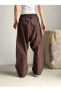 SOFIE D´HOORE Pack pants with low crotch in brown