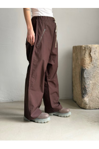 SOFIE D´HOORE Pack pants with low crotch in brown