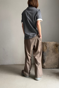 SOFIE D´HOORE dropped seat pants in virgin wool