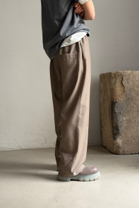 SOFIE D´HOORE dropped seat pants in virgin wool