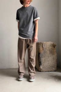 SOFIE D´HOORE dropped seat pants in virgin wool