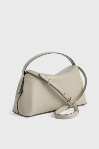 TOTEME T-lock leather bag fawn