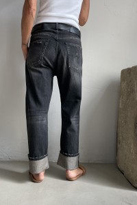 R13 Cuffed  X-Bf jeans Abbey black
