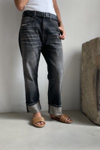 R13 Cuffed  X-Bf jeans Abbey black