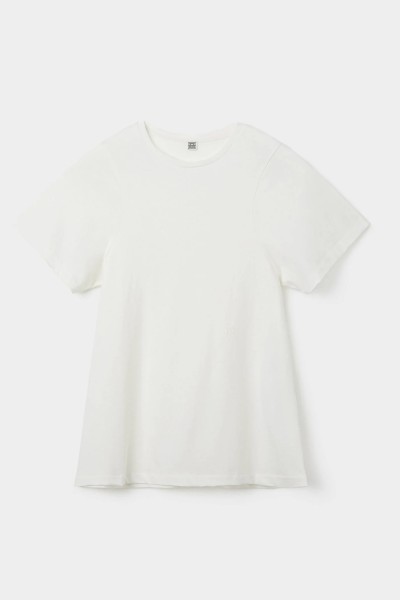 Toteme bavlněné tričko off-white