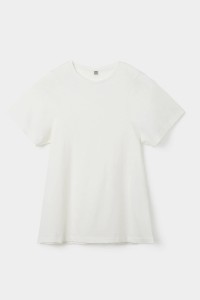 Toteme bavlněné tričko off-white