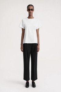 Toteme Curved seam t-shirt off-white