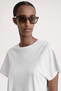 Toteme Curved seam t-shirt off-white
