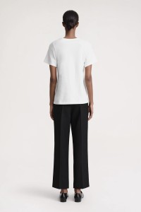 Toteme Curved seam t-shirt off-white
