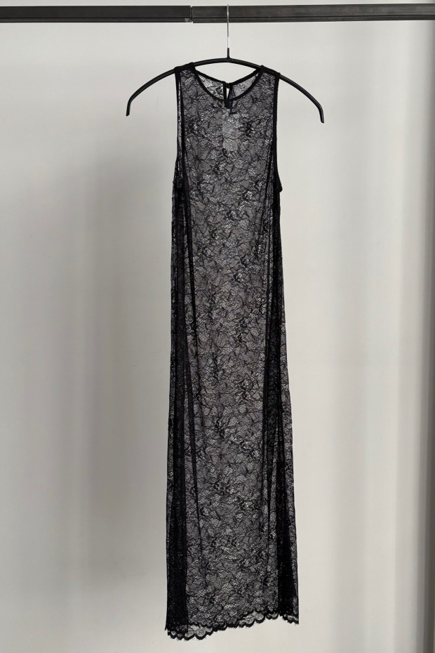 THERAPY X MYAU Lace Silk Dress